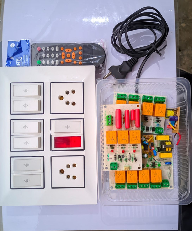 SGA SYSTEM SGA- 8CH-SMART REMOTE CONTROL HOME FIT MENT KIT WITH DR CONTROL WORK(White)