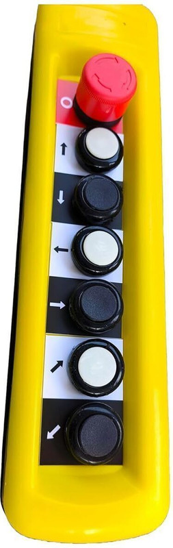 AES Heavy-duty crane pendant push button 6+1 Smart Switch(Yellow)