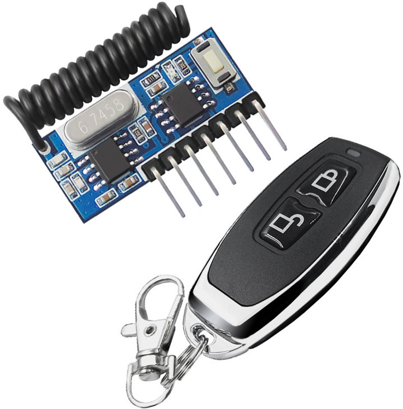 Electronic Spices 433MHz Receiver Module Wireles Switch 4 Channel Output ControlSwitch LED Control(Blue)