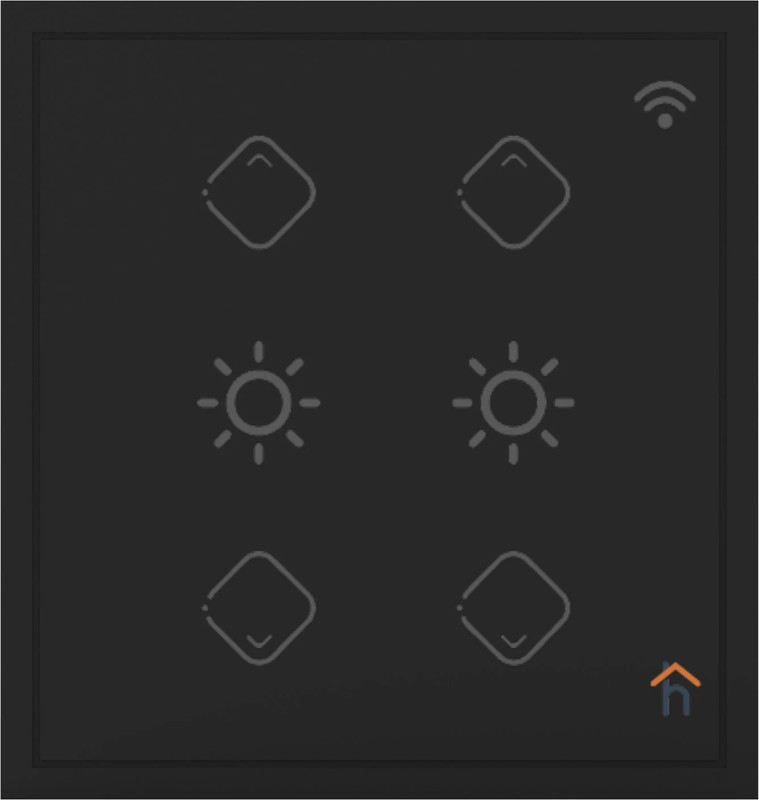 Otohom ECO LITE BLACK DIMMER Smart Switch(Black)