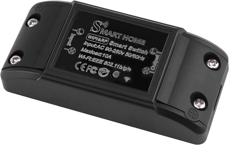 Suraksha Security Systems WiFi Smart Switch 10A Smart Switch(Black)