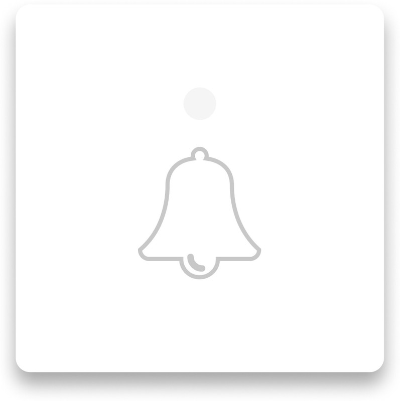 iotics Touch Door Bell Control (White Variant) Smart Switch(White)
