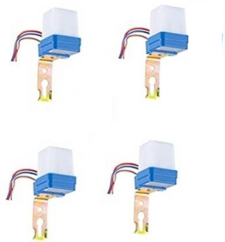 GoodsBazaar Photocell Sensor Switch for Lighting (Pack of 4 ) Blue & White Smart Switch(White)