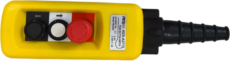 AES Crane Pendant Push Button Station 2+1 (pack of 1 ) Smart Switch(Yellow)