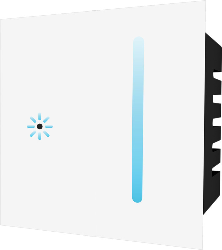 HomeMate Smart Dimmer Touch Switch Wi-Fi Smart Switch(White)