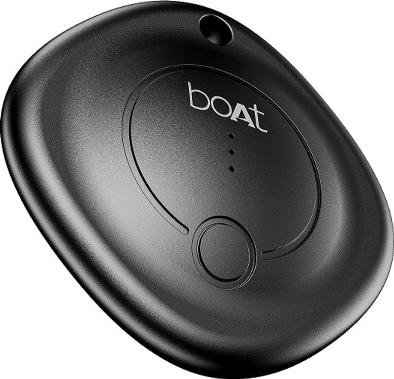 boAt Tag, Item Finder for Android Devices, Google Find Hub App Support, 80dB Alarm Location Smart Tracker(Black)