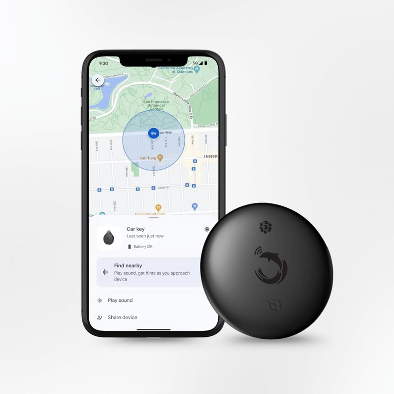 Tag8 Rex Tags Item Finders Work with the Android Find My Device App.(pack of 4) Location Smart Tracker(White)