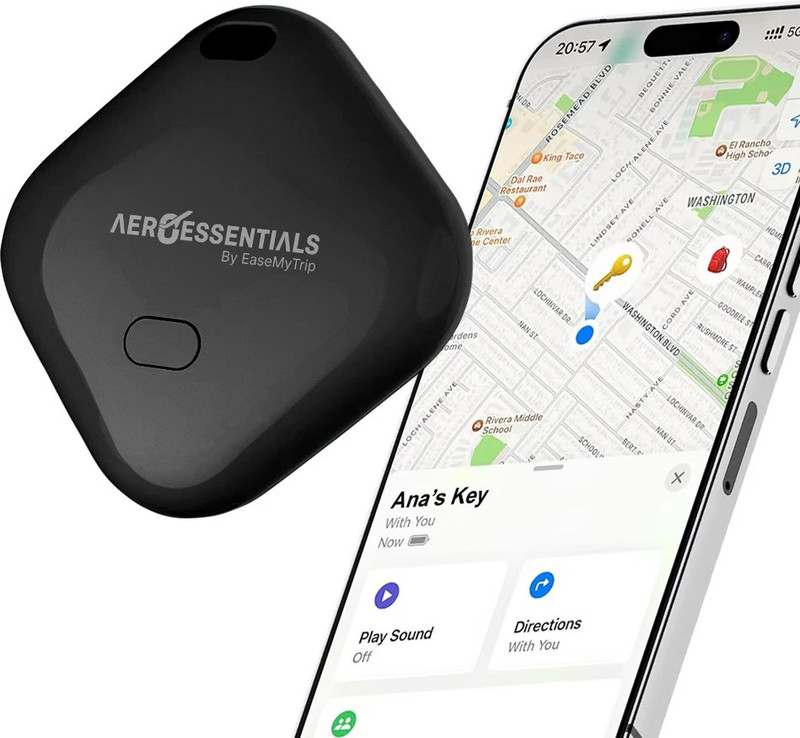 AEROESSENTIALS AeroTag Bluetooth Item Tracker|UWB Precision Finding, 1-Year Battery,CR2032 Location Smart Tracker(multicolor)