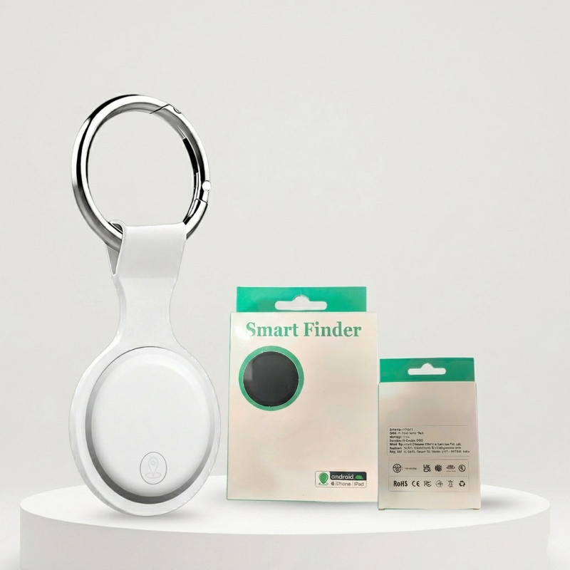DATAP Smart Bluetooth Tracker Anti-Lost-Anti-Theft Device for Keys, Wallet, Bags Location Smart Tracker(White)