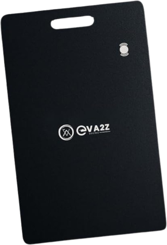 Eva2z Thin Wallet GPS Tracker Finder, Works with Apple Find My (iOS Only) Location Smart Tracker(Black)