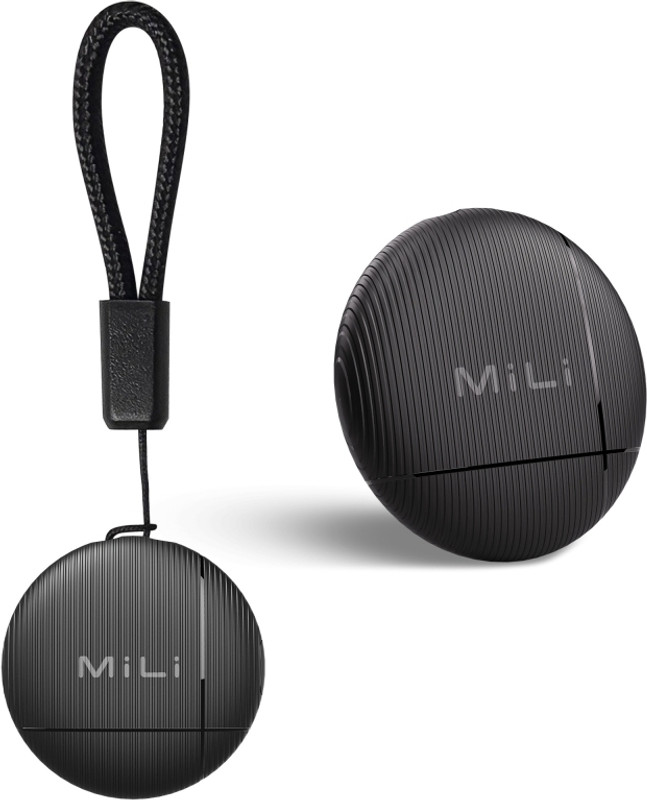 iFynd MiTag Go - Android Item Finder with Key Ring Works with Google's Find My Device Location Smart Tracker(BLACK)