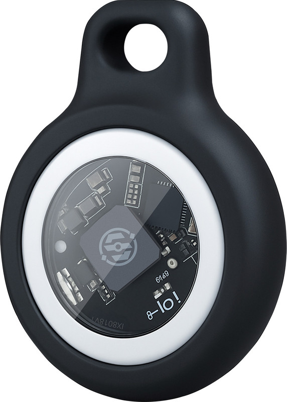 Salpido Bluetooth Tracker Tag with Keyring for Android & iOS Devices Location Smart Tracker(Black)
