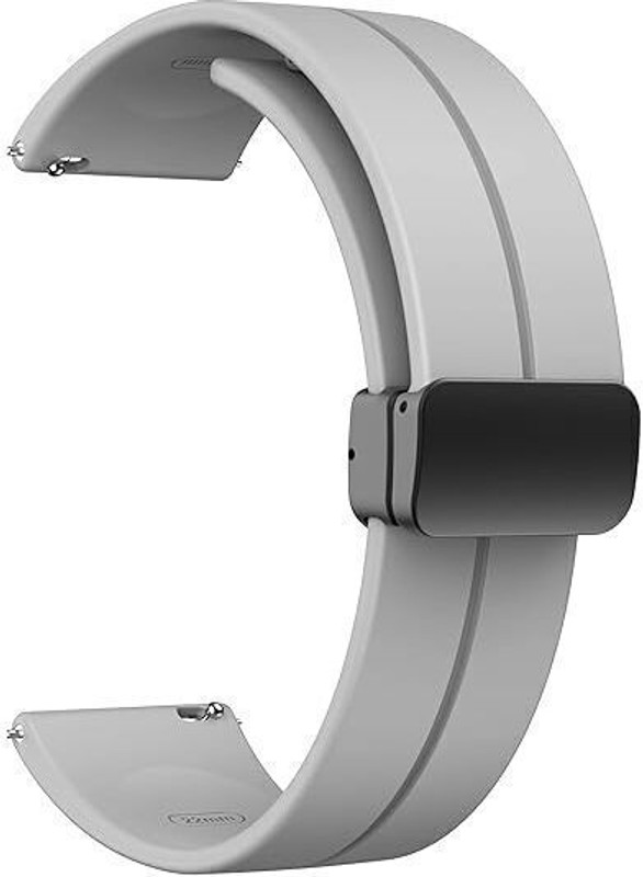 TooHype 22MM Soft Silicon Smart Watch Strap with Metal Buckle for NOICEFIT ICON 2 / EVOLVE 3 / CALIBER 2 BUZZ / BOATT WAVE CALL / WAVE LITE / PRIMIA TALK / ULTIMA CALL MAX / LUNAR FIT / BOLT ROVER PRO / COSMIC R / STRIKER PRO / FIRBOLTT TALK PRO / INVINCIBLE PLUS / PHOENIX PRO / COBRA / APOLLO 2 / H