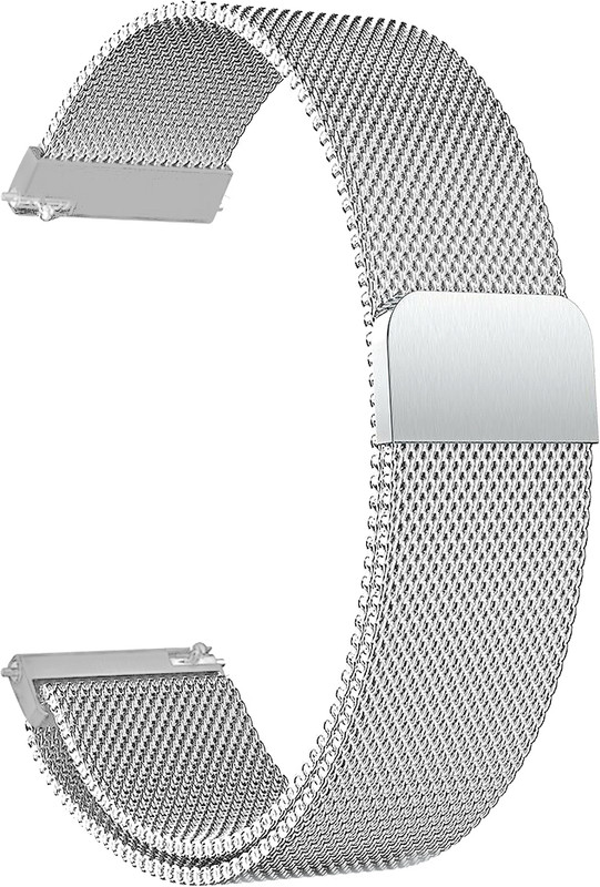 ACM Watch Strap Magnetic for Redmi Watch 5 Active Smartwatch Belt Silver 3710028 mm Metal Watch Strap(Silver)