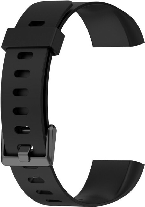 nanna silicon strap belt for realme smart band watch RMA 183 black Smart Band Strap(Black)