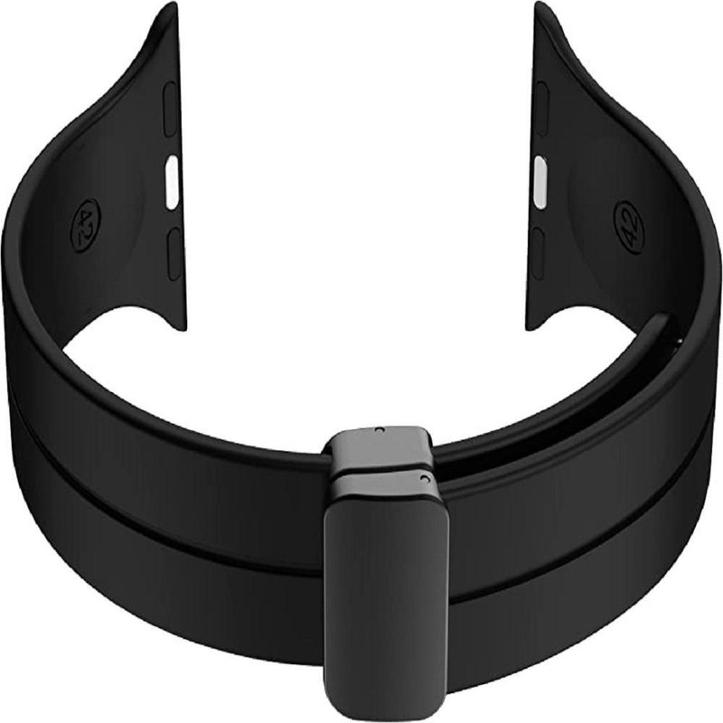 RUPELIK iWatch Strap Band iWatch Ultra,49mm,45mm,44mm,42mm For iWatch Series 8,7,6,5,4,3,2,1,SE Smart Watch Strap(Black)