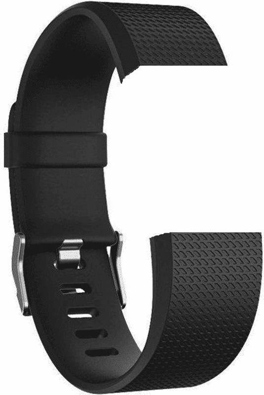 SwapME Replacement Bands for Fitbit Charge 2, Silicone Adjustable Classic Bands Smart Band Strap(Black)