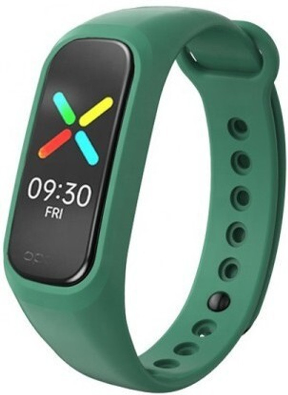 Senix Soft Silicone OnePlus Smart Band & Oppo Smart Band (Tracker not Included) Smart Band Strap(Green)