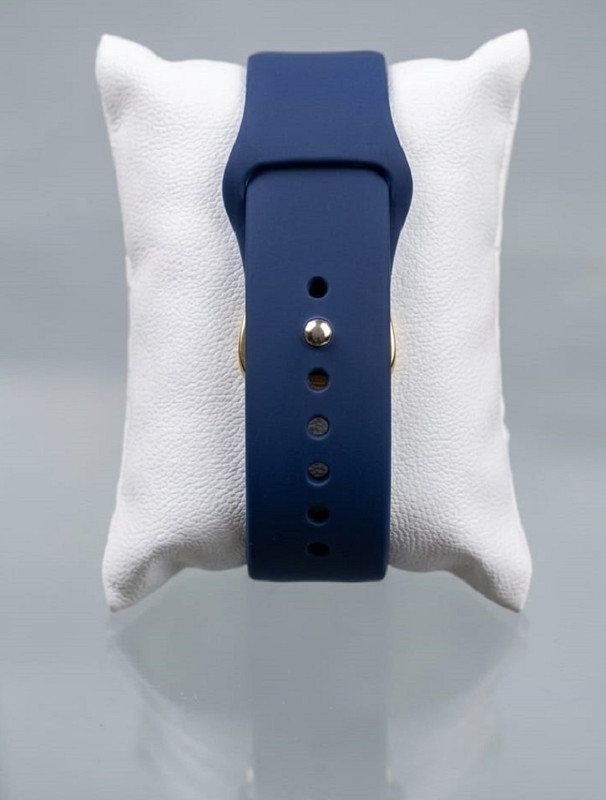 Jaisheel Gadgetry House Waterproof Silicone Watch Strap Workout Running Fitness 42/44/45mm Sizes Smart Band Strap(Blue)