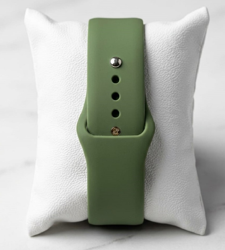 Jaisheel Gadgetry House Premium silicone smartwatch band adjustable strap for 42/44/45mm Smart Band Strap(Green)