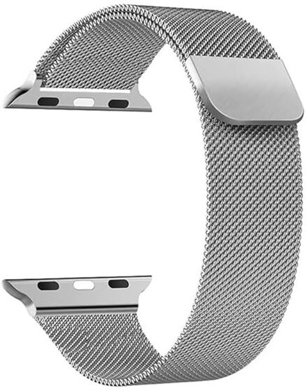 Aenoko 42mm 44mm 45mm 46mm 49mm SmartWatch Band Strap Stainless Steel with Magnetic Wristband Strap for Apple Watch Series I Watch Ultra/11/10//8/7/6/5/4/3/2/1/Se Smart Band Strap(Silver)