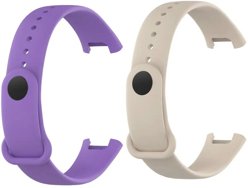 valente Soft Silicon Band Strap Compatible for Redmi Band Pro (Pack of 2) Smart Band Strap(Mullti Color)