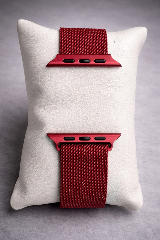 Jaisheel Gadgetry House Elegant Magnetic Metal Watch Strap For 42mm 44mm 45mm Smart Watch Strap(Red)