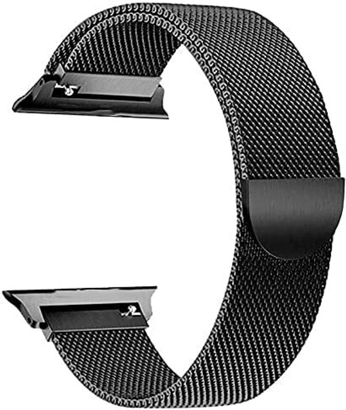 KHR Watch Strap Magnetic Loop For Fire-Boltt Visionary BSW046, Fire-Boltt Ring BSW005, FireBoltt Ring Pro BSW029, FireBoltt Call BSW014 Smart Watch Strap(Black)