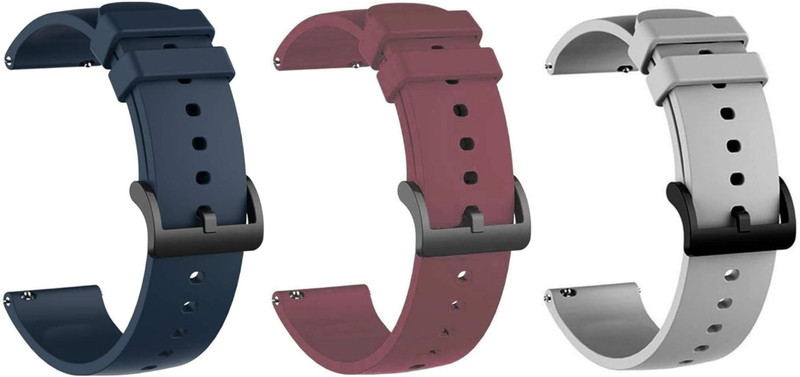 LORENZ BS-BLK-BLU-MRN Smart Watch Strap(Mullti Color)