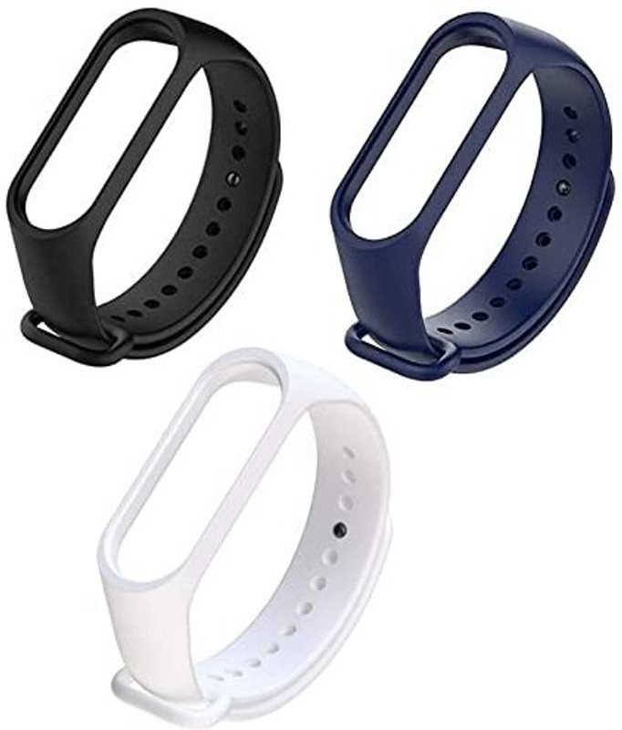 Like Star Soft Silicon Replacement MI 3 & 4 Smart Band Strap(Black, Blue, Red)