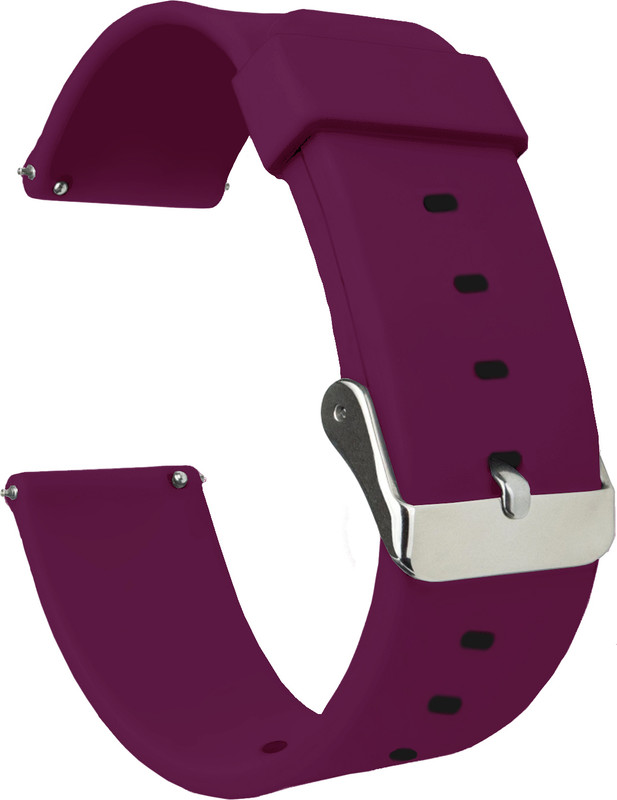 ACM Watch Strap Silicone for Boult Radian Smartwatch Belt Band Purple 3750045 mm Silicone Watch Strap(Purple)
