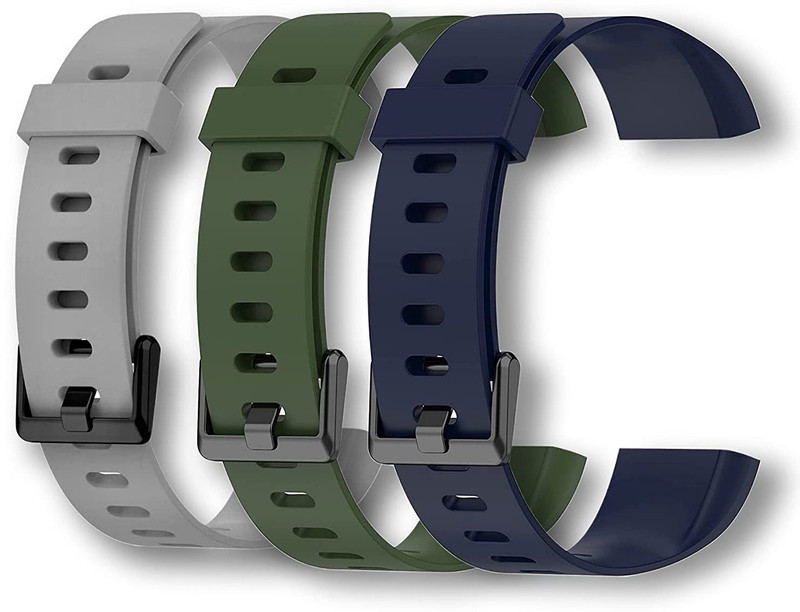 AUDICE Silicon Band Strap For Real me smart Band Strap -183 With Metal Buckle Smart Band Strap(Mullti Color)