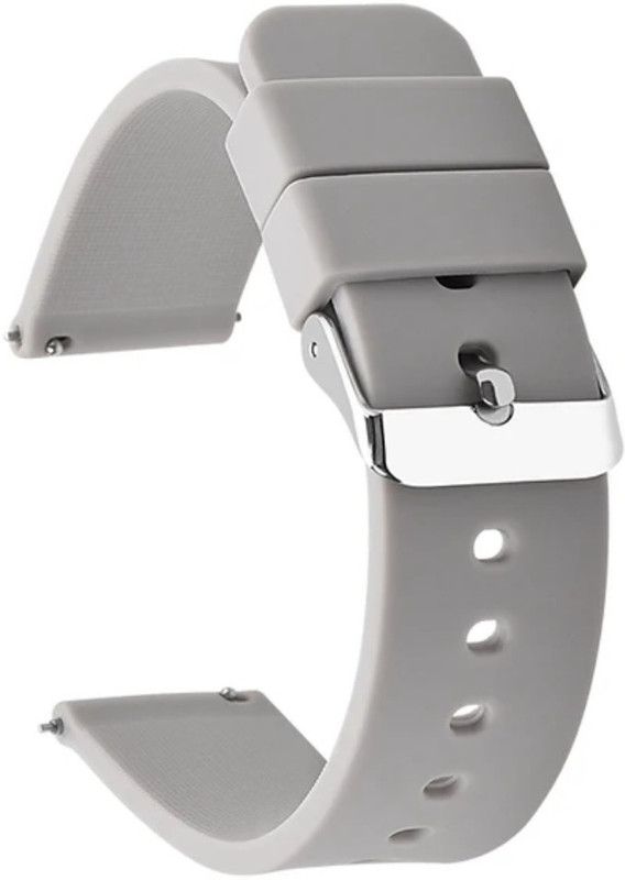 Zelfo Silicone Strap Compatible For FireBolt Phoenix Pro Smart Watch 22mm-26 Smart Watch Strap(Clear, Pink)