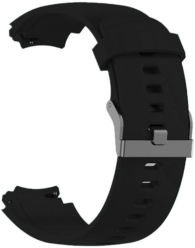 CellFAther Soft Silicone Replacement Watch Strap Wristband for Huami Amazfit Verge A1801 Smart Watch Strap(Black)
