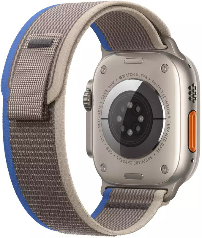 valente Trail Loop 42/44/45/49mm Strap for iWatch Series 8,7,6,5,SE,Ultra Smart Watch Strap(Grey)