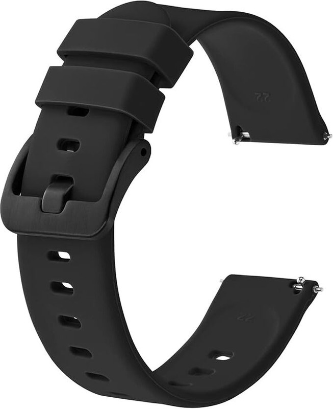 CELSERA 22MM Watch Strap Belt Compatible with Fire Boltt Talk, Hurricane, Rise, Hunter, Legacy, Other Models in Description Smart Watch Strap(Grey)