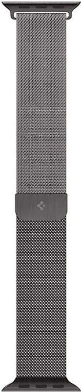 Spigen Metal Fit Strap Band compatible with Apple Watch Series (49mm / 45mm / 44mm / 42mm)(Grey)