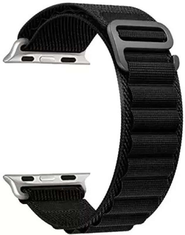 CHG Hook Strap for iWatch Series SE/7/6/5/4/3/Ultra Smart Watch Strap(Black)
