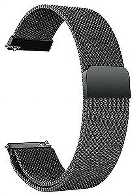KHR Watch Strap Magnetic Loop for Noise ColorFit Pro 4 / Pro 4 Max Smart Watch Strap(Black)