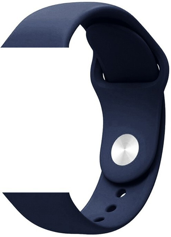 TECHWIND Soft Silicon APLE Watch Strap for Series 6/5/4/3/2/1 Fits in 42/44 MM (NAVY BLUE) Smart Watch Strap(Mullti Color)