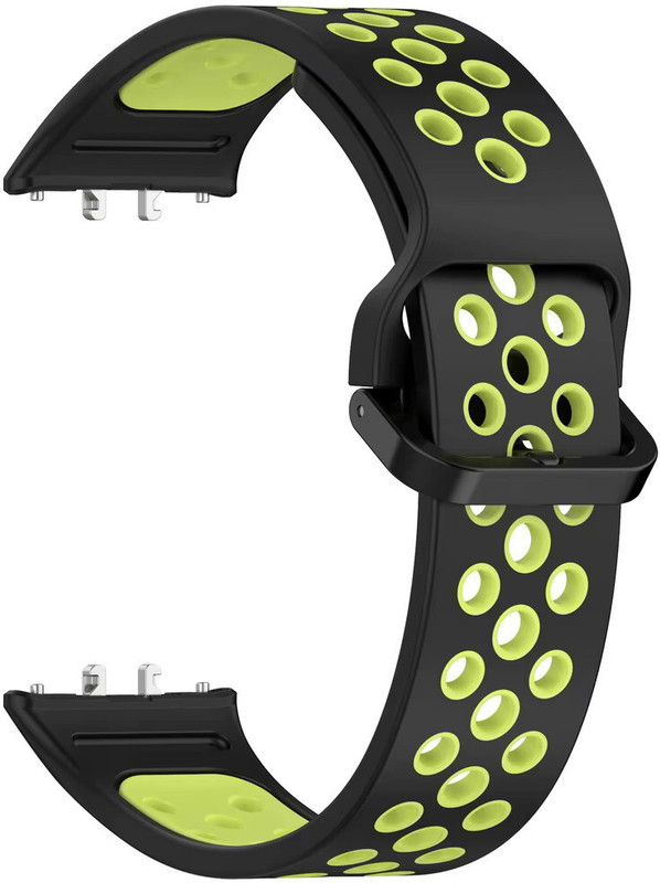 Connexa Sport Silicone Strap Compatible with Galaxy Watch Ultra – Breathable Rugged Band with Adjustable Buckle Smart Band Strap(Mullti Color)