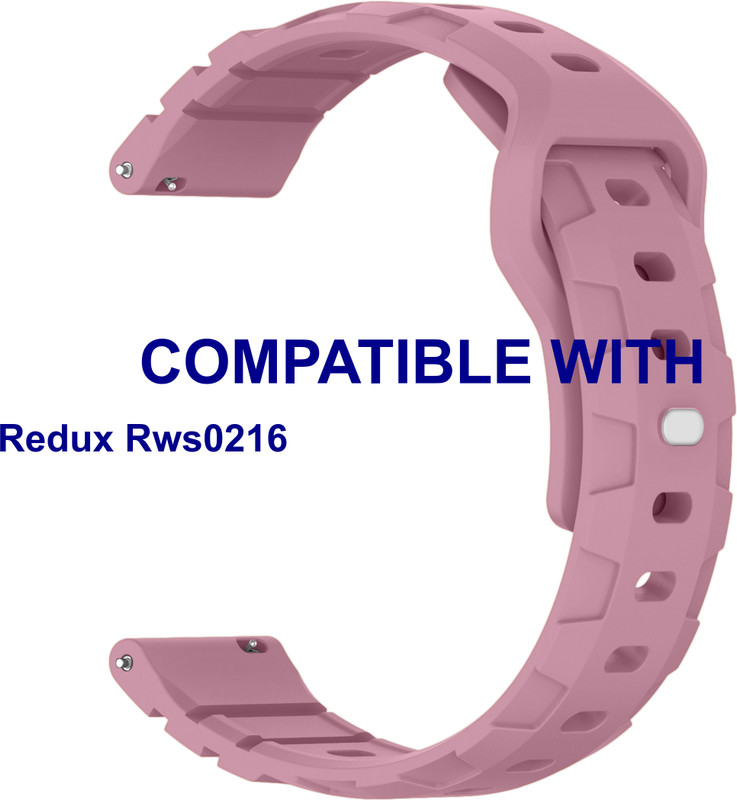 ACM WSM30R22PU4043 Watch Strap Silicone Belt 22mm for Redux Rws0216 Purple Smart Band Strap(Purple)
