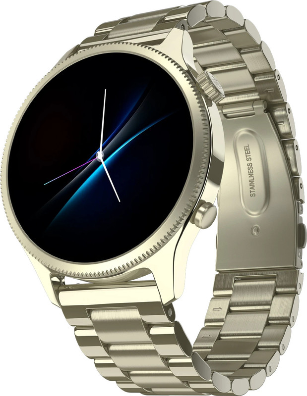 Noise Evolve 4 Metal Edition with 1.46 inch AMOLED Display & Bluetooth Calling Smartwatch(Elite Silver Strap, Regular)