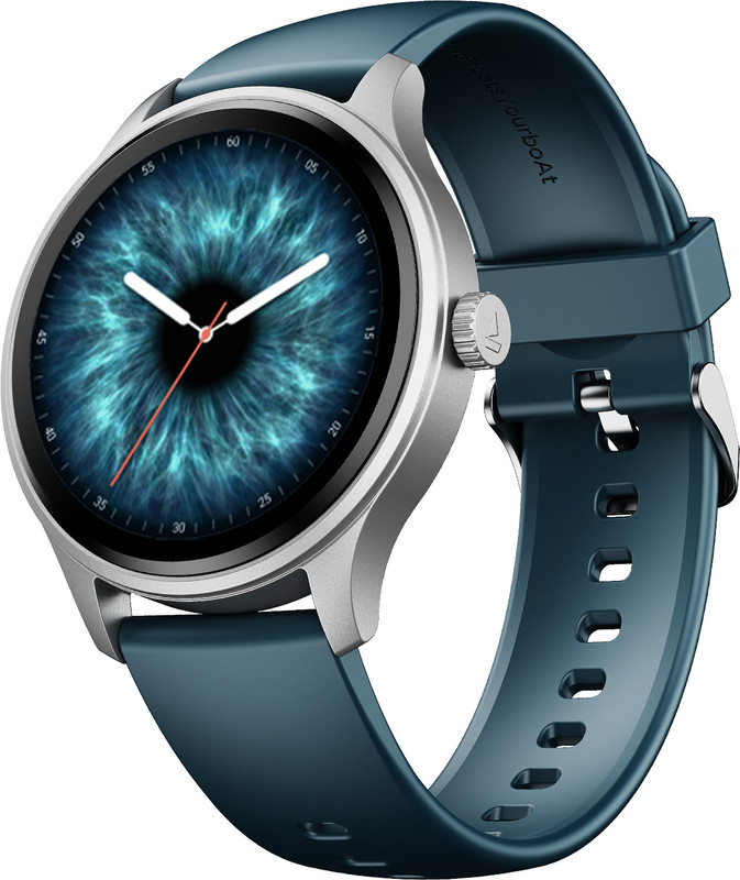 boAt Lunar Discovery Neo 1.39" HD Display, Metallic Finish, BT Calling, Smart Watch Smartwatch(Active Black Strap, Free Size)