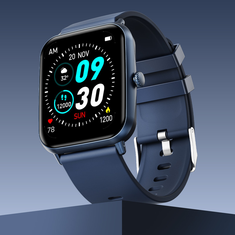 Fire-Boltt Ninja Calling Pro 42.9mm (1.69) Bluetooth Calling Smartwatch AI Voice Assistant Smartwatch(Blue Strap, Free Size)