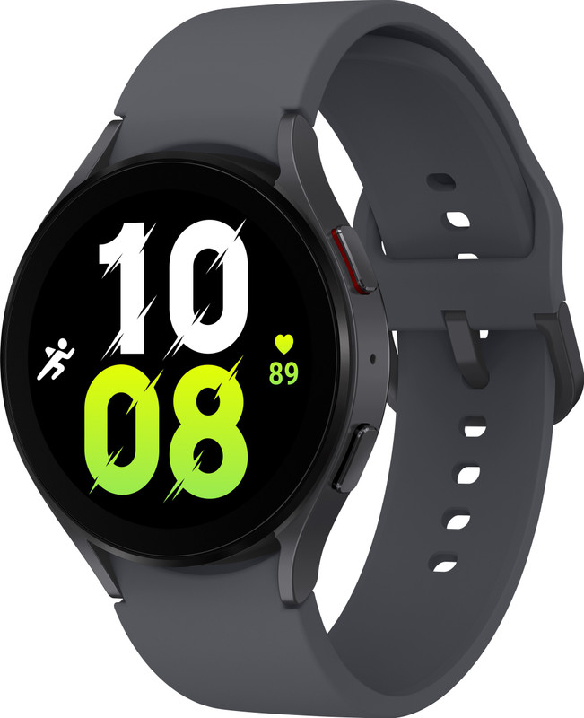 Samsung Watch 5 44mmSuper AMOLED displayLTE calling & body composition tracking(Graphite Strap, Free Size)