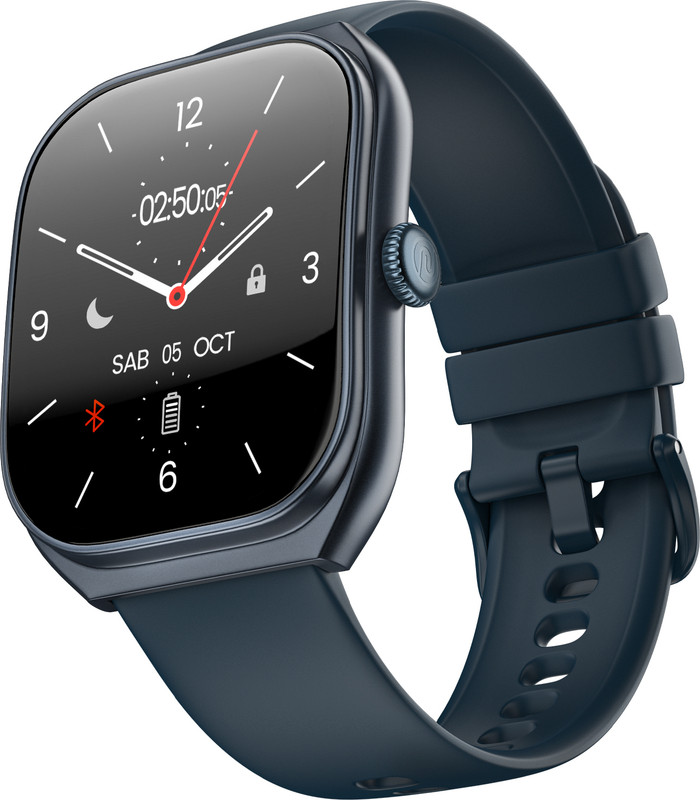 Noise Icon Arc 2.01" Immersive Curved Display, 10 Days Battery, 1ATM Water Resistance Smartwatch(Nickel Brown Strap, Regular)