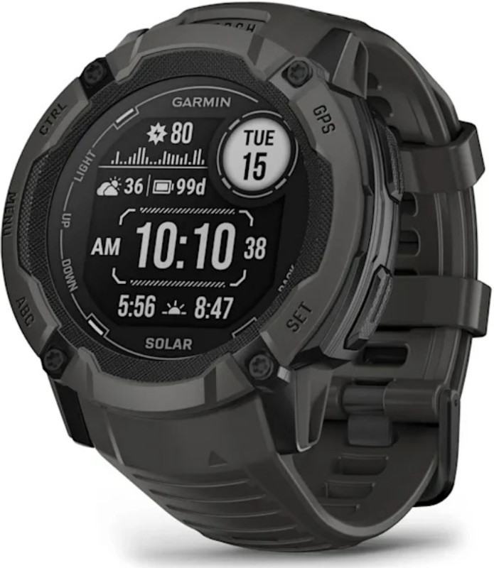 GARMIN Instinct 2X solar Smartwatch(Graphite Strap, Free Size)
