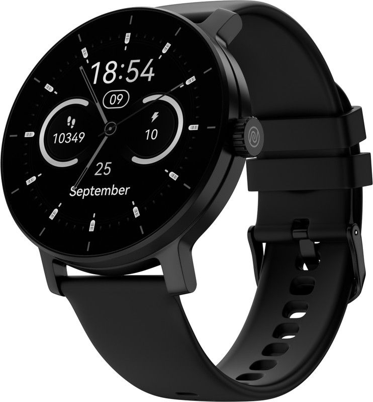 Noise Twist Hyper 1.38 Display, 14-Day Battery Life, Smart Island, Bluetooth 5.4 Smartwatch(Jet Black Strap, Regular)