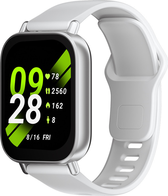 REDMI Watch 5 Active BT Calling 3 mic,2"HD Screen,18 days battery,HyperOS,Metal body Smartwatch(Active Matte Silver Strap, Free Size)